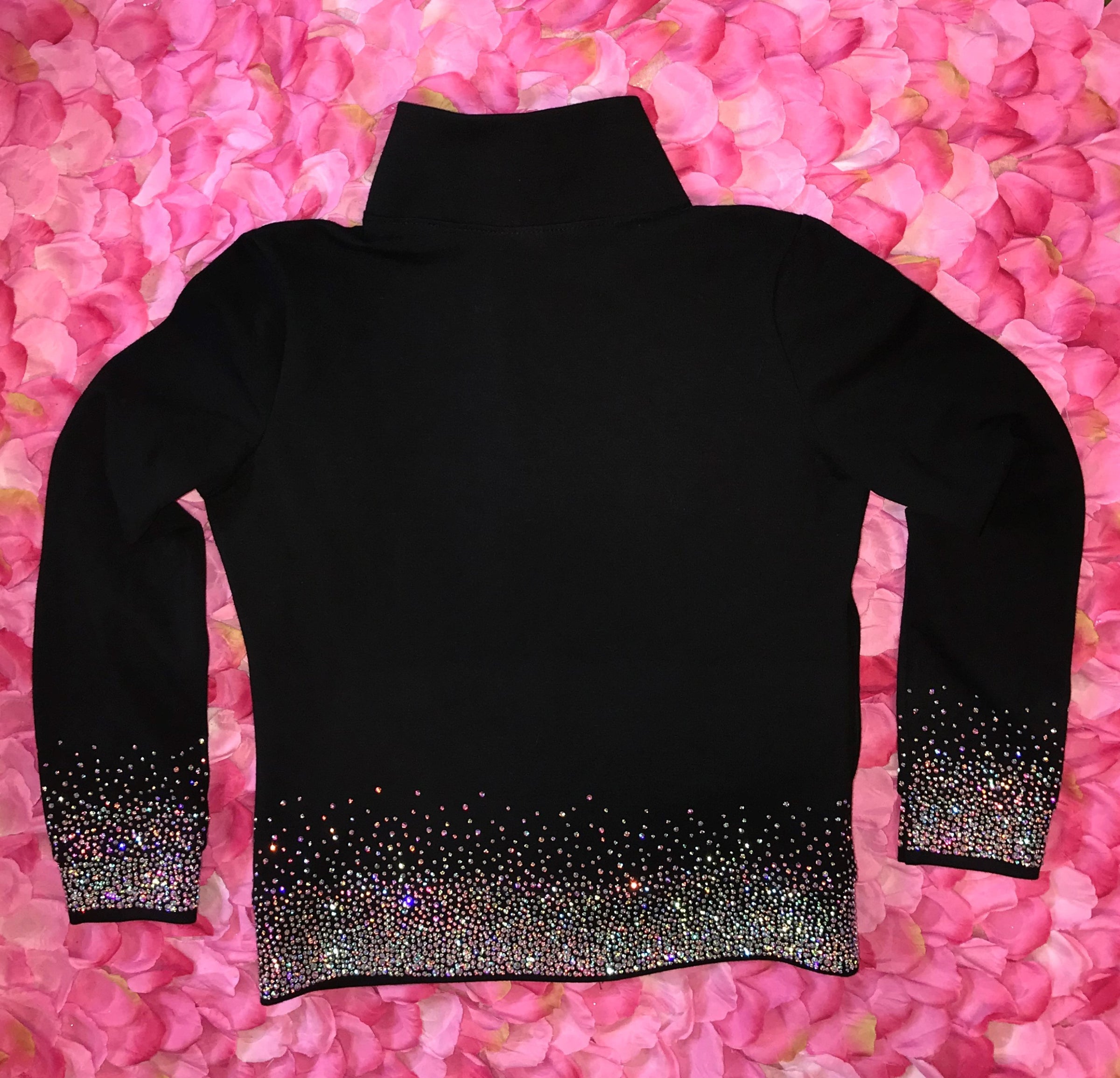 Ombre AB Rhinestone Cheer/Dance Jacket | Dragon Bling