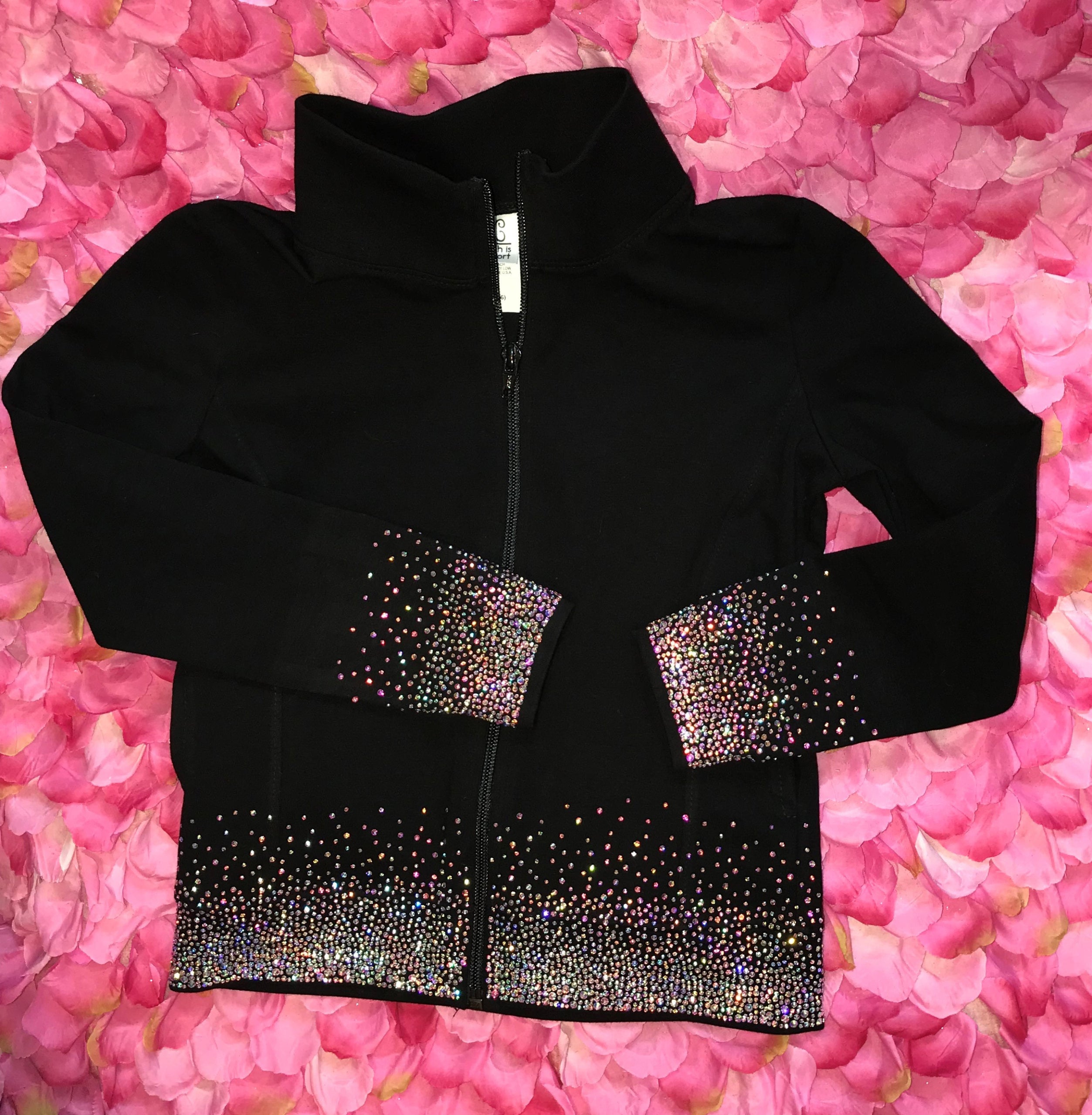 Dance jackets with rhinestones hot sale